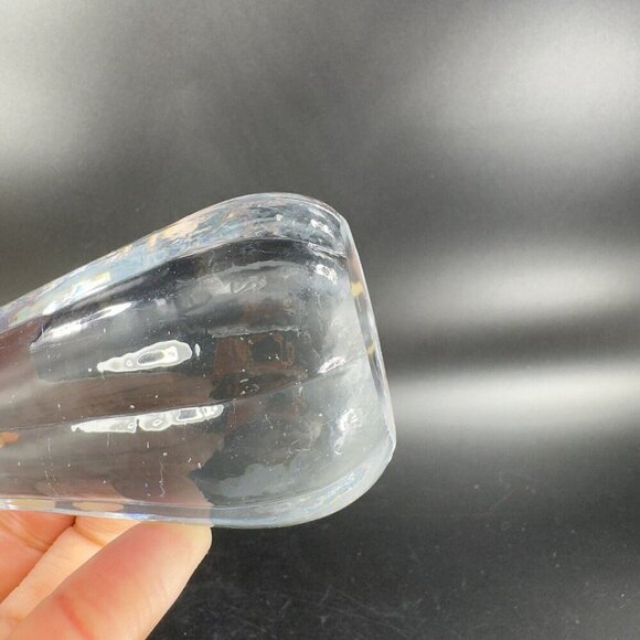 Vintage Clear Art Glass Praying Angel Figurine Paperweight Sculpture Glass VTG - Picture 13 of 15